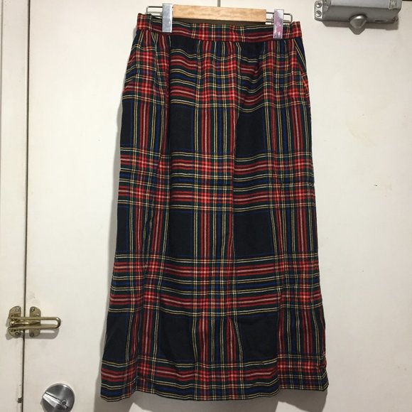 VINTAGE PERRUZZA SPORTSWEAR PLAID SKIRTS SIZE 10 - Picture 5 of 7